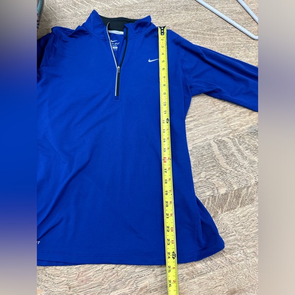 Nike Element DRI-FIT 1/4 Zip Royal Blue Running Workout Hiking Top medium - Picture 14 of 15